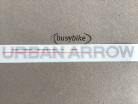 Urban Arrow Aufkleber PEARL Grey Groß