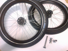 bicycle trailer wheels 20 '' (per set)