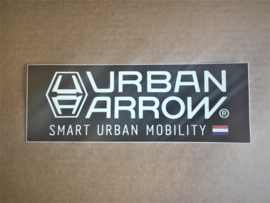 Urban Arrow sticker met logo