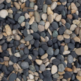 Naturel blend pebbels  5-8 mm
