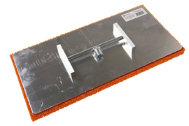 DOORDAGT Schuurbord Draaibaar Groot zonder steel Rood/Grof 400x200 mm.