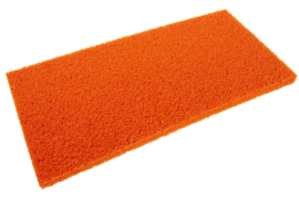 Losse schuurspons Rood/Grof GROOT 400 x 200 mm.