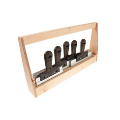 Spackmesbak Olejnik (gevuld - 5 messen) Vintage Leather