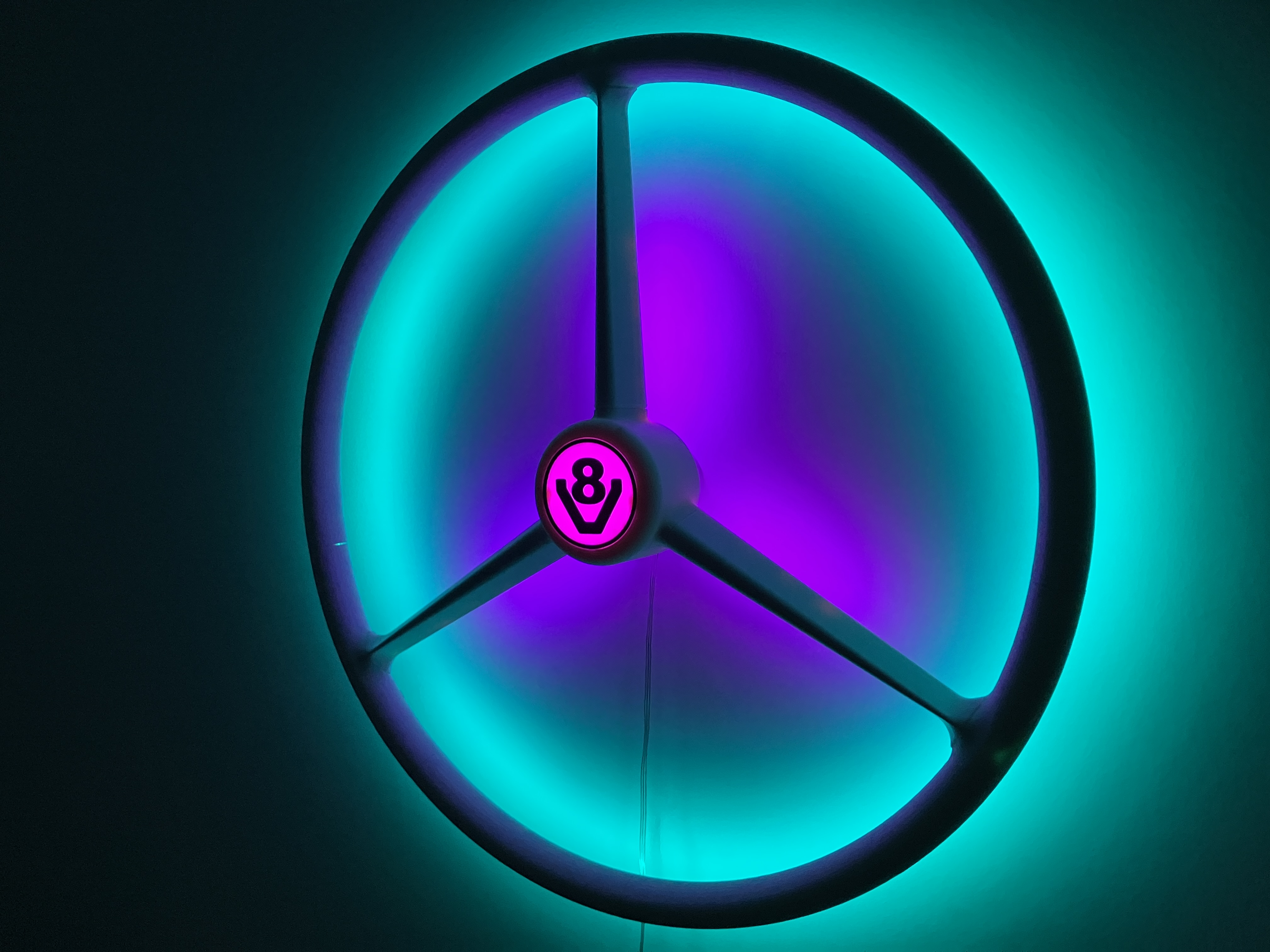 LED 3 spoke steeringwheel