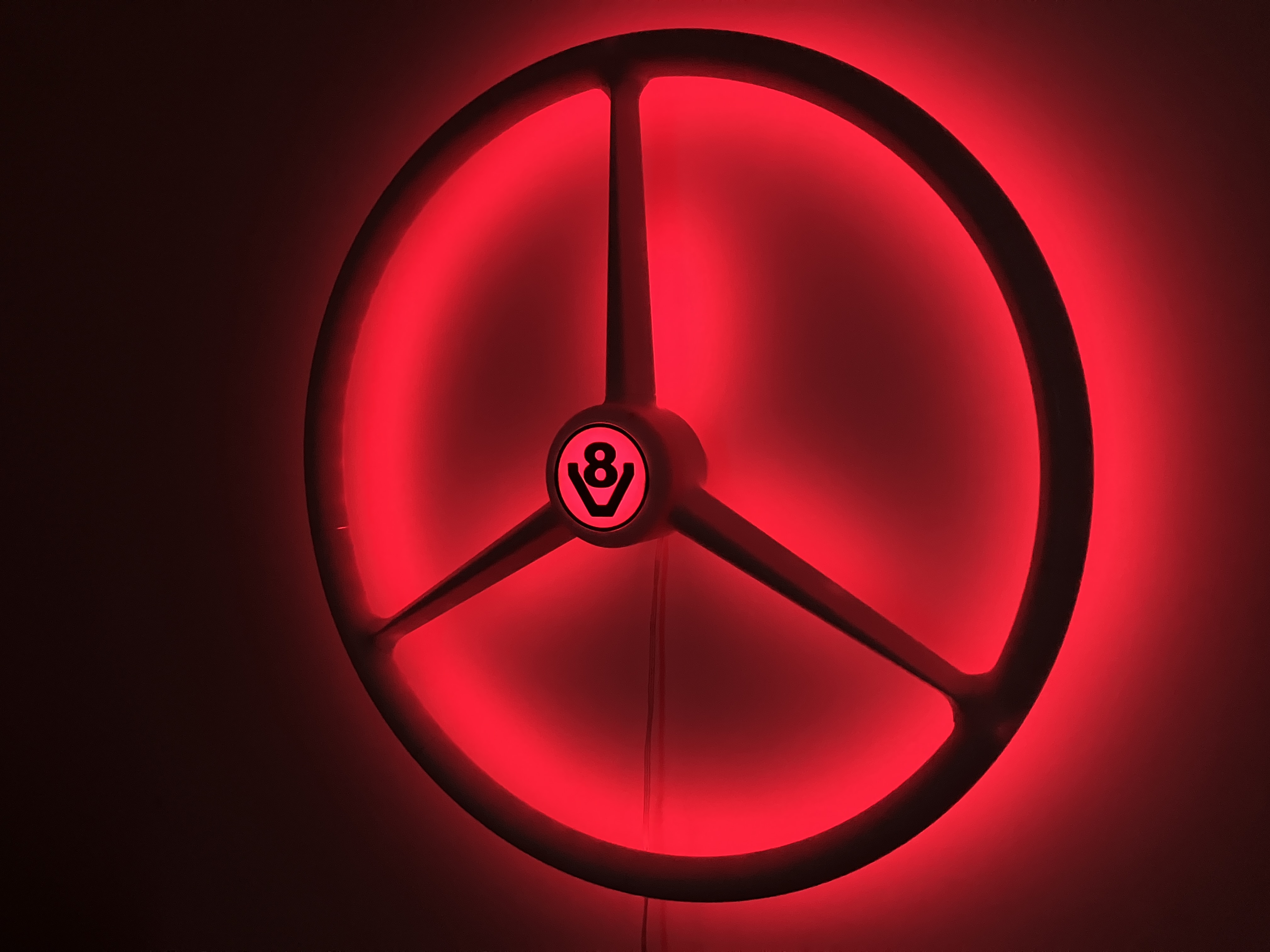 LED 3 spoke steeringwheel