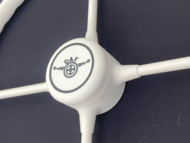 Decorative 4 spoke steering wheel