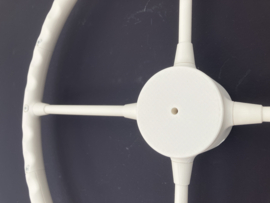Decorative 4 spoke steering wheel