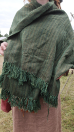 omslag doek   groen met bruin 80x170