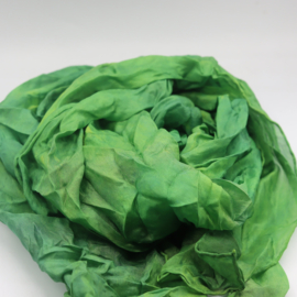 Zijden sjaal groen 45x180