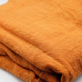 dunne wol  oranje Etamine de laine  per 50cm