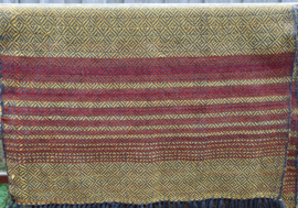 omslagdoek geel/rood 85x190