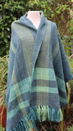 omslag doek   groen/grijs 70x180