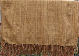 omslag doek  bruin met oker 75x185
