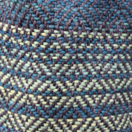 omslagdoek petrol/zacht groen  85x190