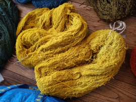 500 gram  wol geverfd geel