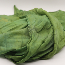 Zijden sjaal groen 90x90