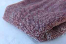 omslag doek  rood en grijs