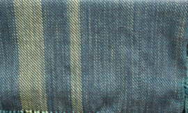 omslag doek   groen/grijs 70x180