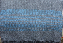 omslag doek diamantkeper grijs/blauw 80x195