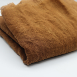 sjaal bruin Etamine de laine per 50 cm