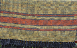 shawl  yellow and orange