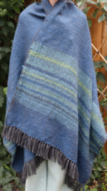 omslagdoek blauwgroen 85x180