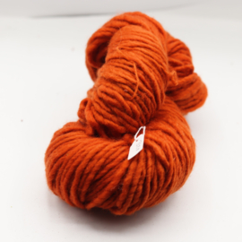 Viltwol 1/1  donker oranje