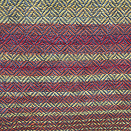 omslagdoek geel/rood 85x190