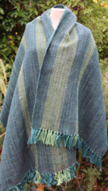 omslag doek   groen/grijs 70x180