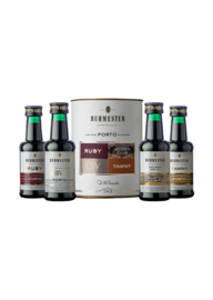 Burmester, Porto DOP Assorti Koker 4 X 0,05 lt, Ruby, Tawny, LBV, Jockey Club