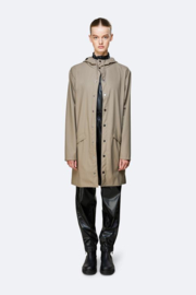 Rains long jacket taupe