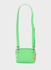 Susan Bijl - the New Bum Bag - Greenscreen & Coral SMALL