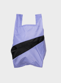 Susan Bijl the new shopping bag trebble & black medium