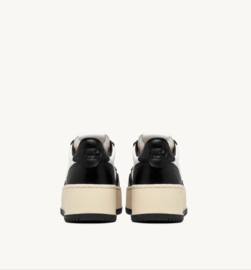 Autry WB01 medalist platform black/ white leather