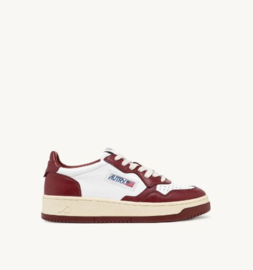 Autry WB35 medalist low leather white/ syrah