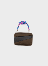 SUSAN BIJL THE NEW BUM BAG MUD & BLACK SMALL
