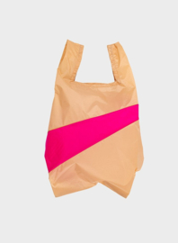 The New Shopping Bag Peach & Pretty Pink MEDIUM