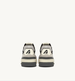 Autry CLC UN01 low GRAY AND BLACK SUEDE AND NUBUCK