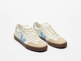 Veja - VOLLEY LEATHER WHITE AQUA BARK