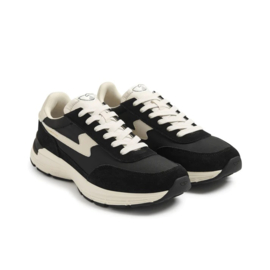 Stepney workers club OSIER S-STRIKE SUEDE MIX BLACK