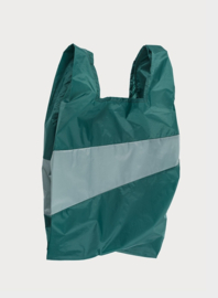 Susan Bijl the new shopping bag pine & grey large