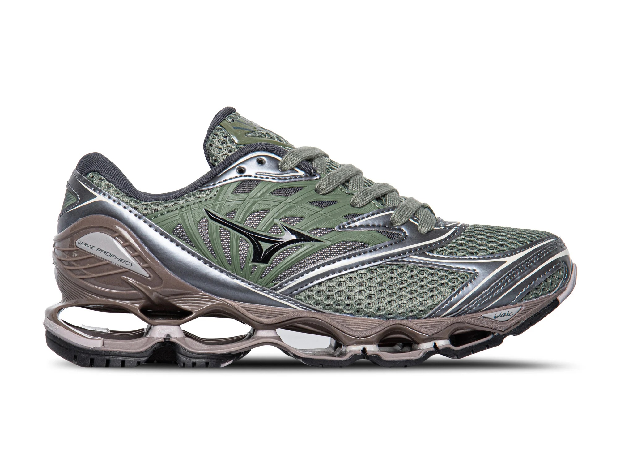 Mizuno -WAVE PROPHECY LS woman - Agave green/black/iron