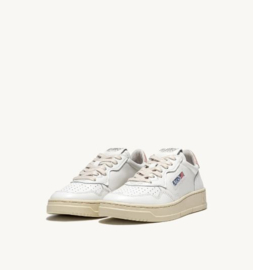 Autry LL16 medalist low leather white/ pink