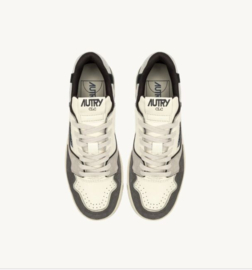 Autry CLC UN01 low GRAY AND BLACK SUEDE AND NUBUCK