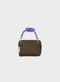 SUSAN BIJL THE NEW BUM BAG MUD & BLACK SMALL