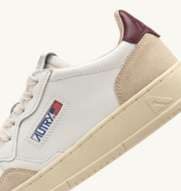 Autry dames - LS03 - Medalist Leather / Suede - Burgundy