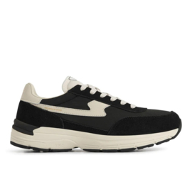 Stepney workers club OSIER S-STRIKE SUEDE MIX BLACK