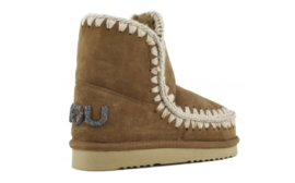 Eskimo 18 glitter logo - cognac