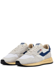 AUTRY- UT01 REELWIND LOW MAN SUEDE WHITE/LIMOGES