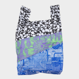 Susan Bijl the new shopping bag Terrazzo Taselaar Blue LARGE